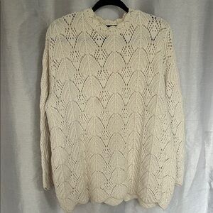Kookai Cream Knit Sweater
